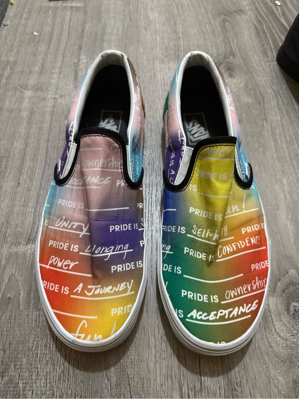 Pride Colorful Rainbow Canvas Vans